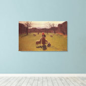 Opgeruimde hoop canvas afdruk (Insitu (Houten vloer))