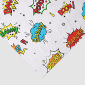 opgeruimde superheldenpatroonpartij tissuepapier (Detail)