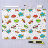 opgeruimde superheldenpatroonpartij tissuepapier (Craft)