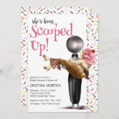 Opgeschept aardbeienijs Vrijgezellenfeest Kaart (Voorkant / Achterkant)