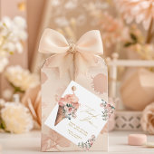 Opgeschept Ice Cream Bloemenroze Vrijgezellenfeest Bedankjes Labels