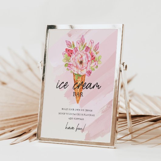 Opgeschept Ice Cream Custom Vrijgezellenfeest Teke Poster