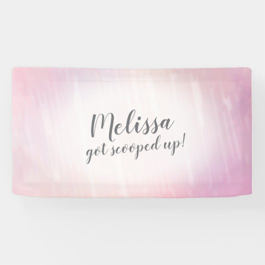 Opgeschept Ice Cream thema banner Vrijgezellenfees (Horizontaal)