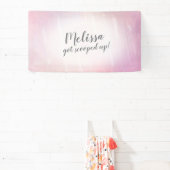 Opgeschept Ice Cream thema banner Vrijgezellenfees (Insitu)