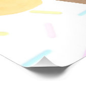 Opgeschept Ijs Bruiloft Feest Welkom Perfect Poster (Hoek)