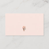 Opgeschept ijsrecept Roze Vrijgezellenfeest Informatiekaartje (Achterkant)