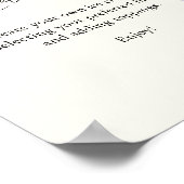 Opgeschept roze modern Vrijgezellenfeest Bar borde Poster (Hoek)