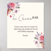 Opgeschept roze modern Vrijgezellenfeest Bar borde Poster (Voorkant)