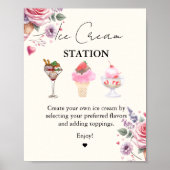 Opgeschept roze modern Vrijgezellenfeest Bar borde Poster (Voorkant)