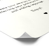 Opgeschept roze modern Vrijgezellenfeest Bar borde Poster (Hoek)