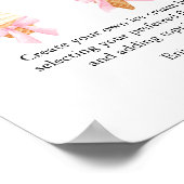 Opgeschept roze modern Vrijgezellenfeest Bar borde Poster (Hoek)