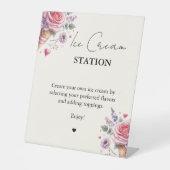 Opgeschept roze modern Vrijgezellenfeest Bar borde Reclamebord Met Voetstuk (Voorkant)