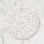 Opgeschepte Aardbeienijs Bruidsmeisjesfeest Bedankjes Labels (Achterkant)