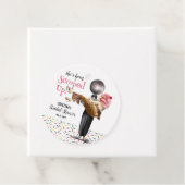 Opgeschepte Aardbeienijs Bruidsmeisjesfeest Bedankjes Labels (In situ)