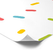 Opgeschepte ijs bruidsbad ontmoetingsbord poster (Hoek)