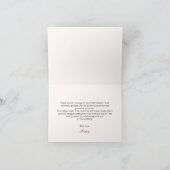 Opgeschepte Ijs Bruidsdouche Bedankkaart (Binnen)