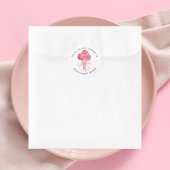 Opgeschepte Ijs Bruidsfeest Persoonlijk Ronde Sticker