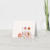 Opgeschepte Ijs Bruidsmeisjes Borrel Bedankkaart (Achterkant)