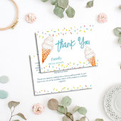 Opgeschepte ijs bruiloft feest bedankt