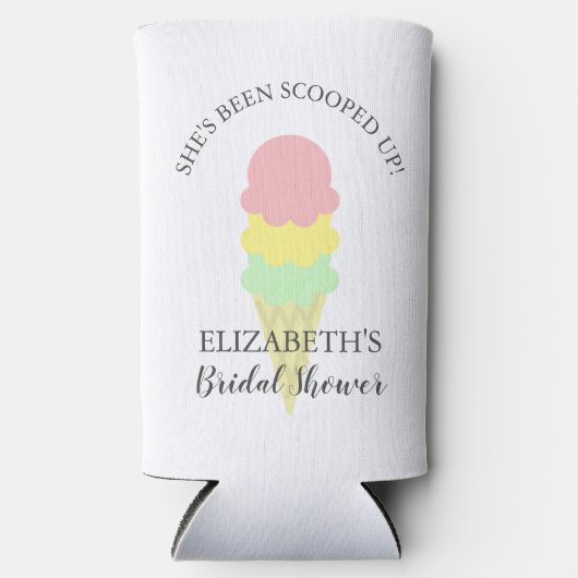 Opgeschepte Ijs Bruiloftsborrel Seltzer Blikjeskoeler (Voorkant)