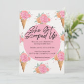 Opgeslagen Bridal Shower-uitnodiging Kaart (Staand voorkant)