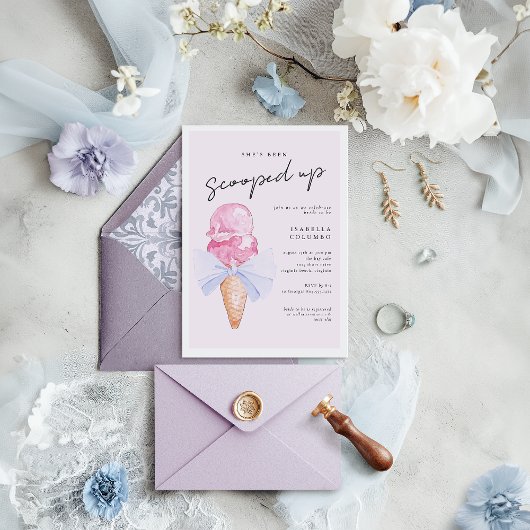 Opgeslagen Bridal Shower-uitnodiging Kaart
