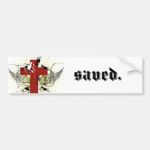 opgeslagen bumpersticker
