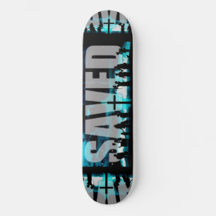 Opgeslagen Christelijk Logo Skateboard dek skatebo