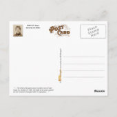 Opgeslagen door de Bijbel. Briefkaart (Achterkant)