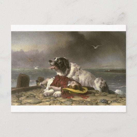 Opgeslagen door Edwin Henry Landseer Briefkaart (Voorkant)