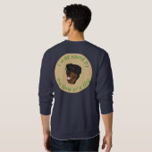 Opgeslagen door een rottweiler trui (Achterkant volledig)