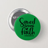 Opgeslagen door Faith Ronde Button 5,7 Cm (Voorkant /achterkant)