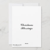 Opgeslagen door Genade Geloofsgeschenk van God Bij Feestdagenkaart (Achterkant)