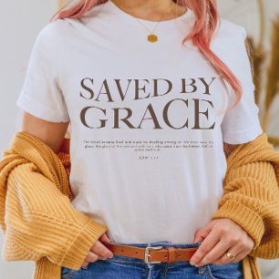 Opgeslagen door Grace   Christelijke esthetische k T-shirt