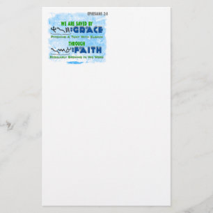 Opgeslagen door Grace door Faith Briefpapier