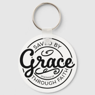 Opgeslagen door Grace door Faith Sleutelhanger