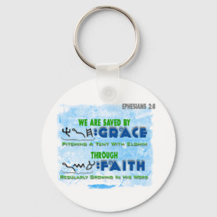 Opgeslagen door Grace door Faith Sleutelhanger