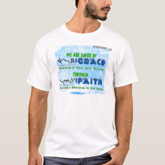 Opgeslagen door Grace door Faith T-shirt