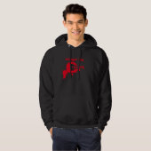 Opgeslagen door het bloed van Christus 1 John 1:7 Hoodie (Voorkant volledig)