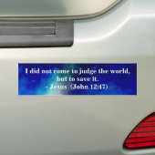 OPGESLAGEN DOOR JESUS-BUMPERSTICKER BUMPERSTICKER (Op auto)
