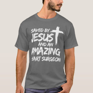 Opgeslagen door Jezus en een ongelooflijke hartchi T-shirt
