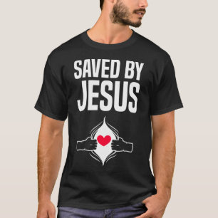 Opgeslagen door Jezus Open Heart Chirurgie T-shirt