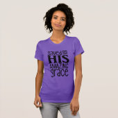 Opgeslagen door zijn Amazing Grace T-shirt (Voorkant volledig)