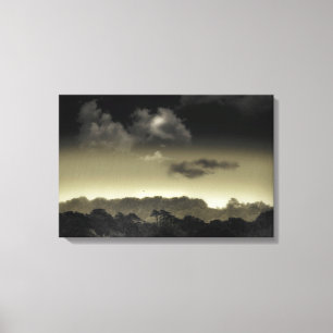 Opgeslagen in de cloud canvas afdruk
