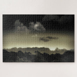Opgeslagen in de cloud. legpuzzel