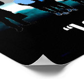 Opgeslagen Jezus Christus Christelijk verlies gevo Poster (Hoek)