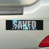 Opgeslagen Jezus Christus Kruis Christelijke Bumpe Bumpersticker (Op auto)
