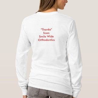 Opgeslagen om Bedankt T-Shirt te zeggen