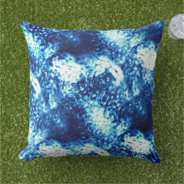 Opgeslagen opzichblauw ziet er uit als gevorst gla buitenkussen