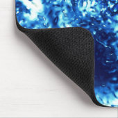 Opgeslagen opzichblauw ziet er uit als gevorst gla muismat (Hoek)